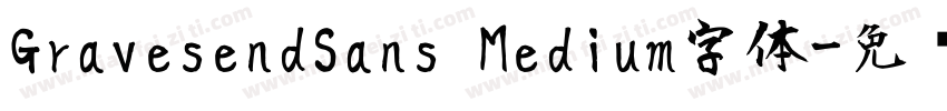GravesendSans Medium字体字体转换